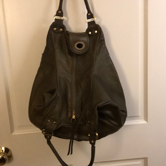 Foley & Corinna Green Satchel Handbag - Picture 2 of 6